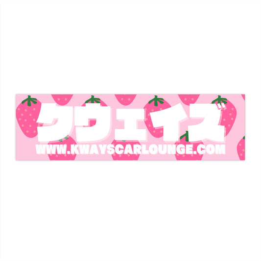 Strawberry Bumper Sticker